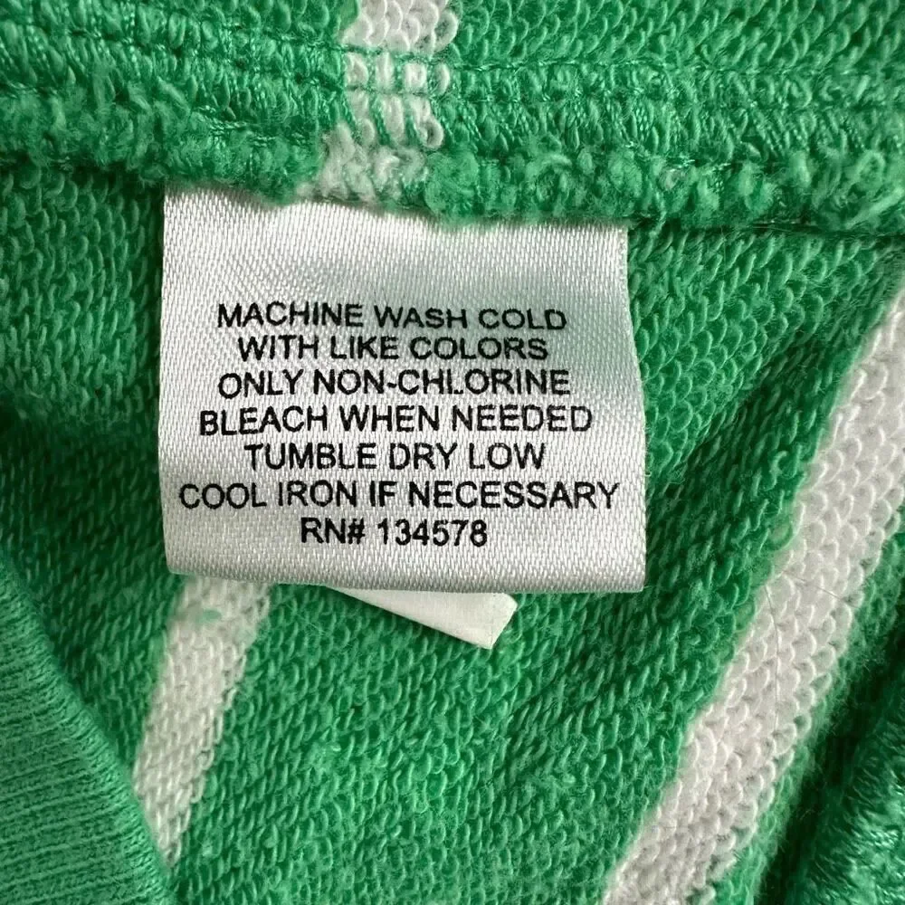 Vineyard Vines Women's Green & White Stripes with Pink Shoulders size XS